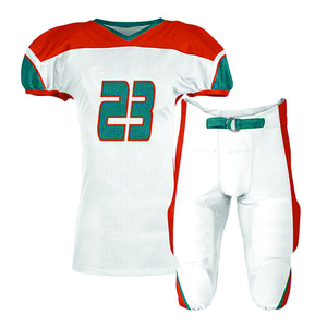 Jersey de Fútbol Americano Personalizado con Bordado, Uniforme de Malla Sublimada para Equipos Adultos, Talla Grande, Manga Corta para Hombre - Product Image 4