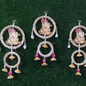 Cuerda colgante de pared de Lord Ganesha indio perfecta para Ganesha Poojan Diwali decoración de puerta principal Pooja habitación templo decoración favores de invitados - Product Image 1