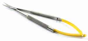 เครื่องมือผ่าตัดระบบประสาท เครื่องมือผ่าตัดทางทันตกรรม ที่จับเข็มทังสเตนคาร์ไบด์แบบมีตัวล็อค - Product Image 4