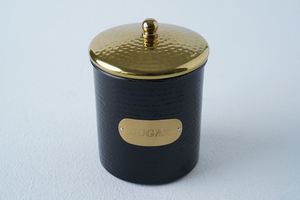 Pot de conteneur de stockage en métal de qualité supérieure pour l'utilisation décorative de restaurant d'hôtel de cuisine de fruits secs pour les épices - Product Image 3