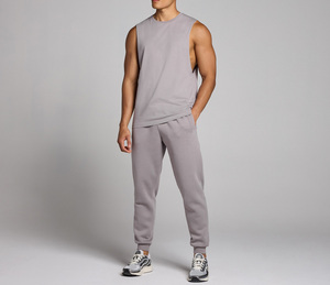 กางเกงจ็อกเกอร์ผู้ชายขายส่งแบบกำหนดเอง ขายดี ผ้าฝ้ายผสมโพลีเอสเตอร์ กางเกงกีฬา สตรีทแวร์ - Product Image 3