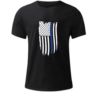 T-shirts d'été pour hommes de haute qualité 100% coton Slim Fit imprimé Design tenue décontracté à manches courtes 260 grammes poids du tissu - Product Image 1