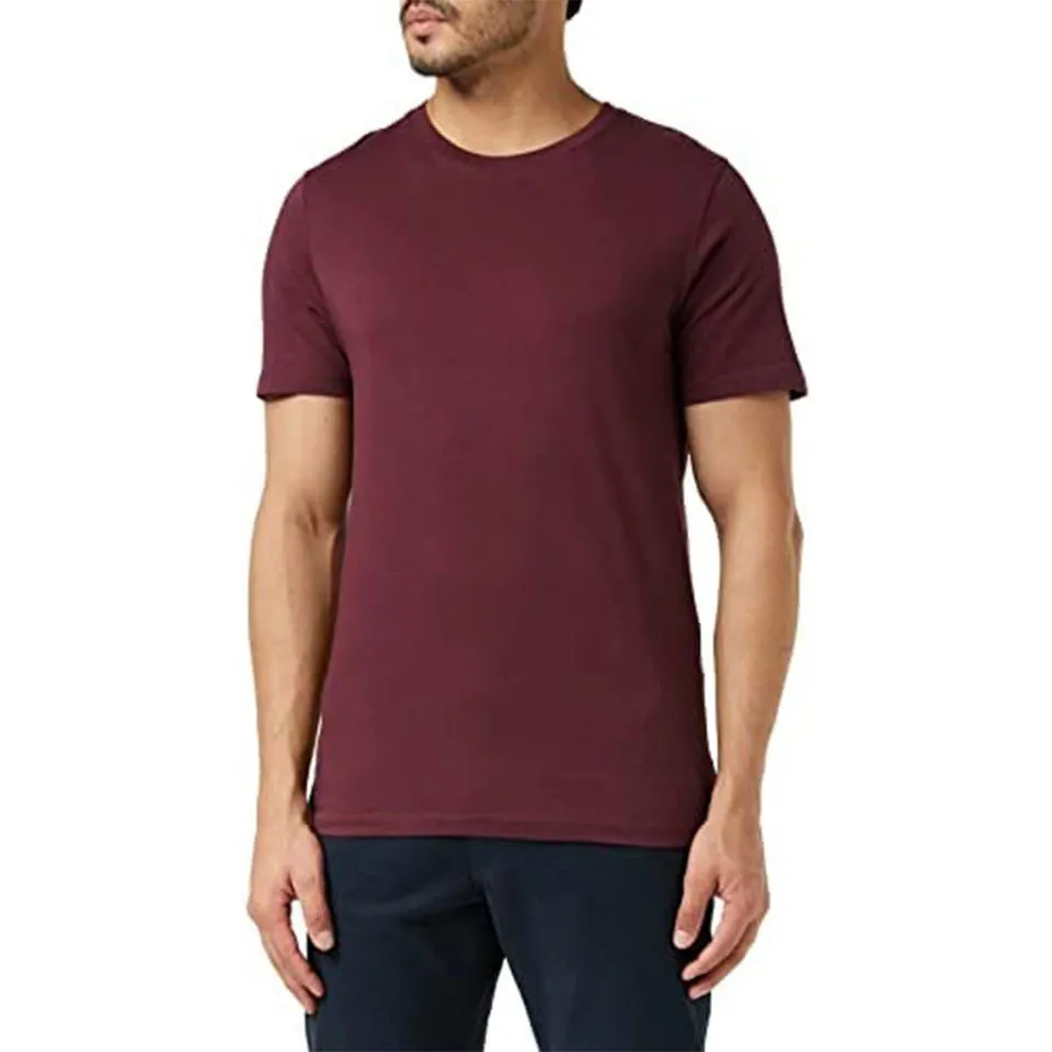 2024 tout nouveau 100% coton hommes T-shirt couleur Pure hommes t-shirts col rond homme T-shirts hauts t-shirts pour homme T vêtements à vendre