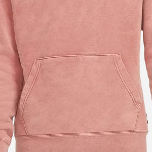 OEM Custom <b>Men</b> Vintage Acid Wash <b>Hoodie</b> 400gsm Heavyweight Cotton <b>Fleece</b> Pullover Retro Hoody Factory Wholesale - Product Image 4