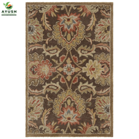 Tapis doux et biologique en laine, rembourré et fait à la main, pour la chambre à coucher et le salon
