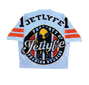 Maillot de football américain à manches courtes, taille plus, respirant, à épaules tombantes, très demandé, prix de gros bon marché avec votre design - Product Image 4