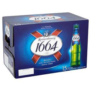 Cerveza Kronenbourg Blanc 1664 Light 5% 33cl Pasteurizada, Francia, Embalaje a Granel, Opciones de Botella Disponibles, Vida Útil de 24 Meses - Product Image 1