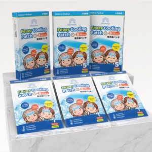 Parche de enfriamiento de fiebre Tipo de gel para niños y adultos Efecto de enfriamiento instantáneo Seguro y amigable con la piel - Product Image 2