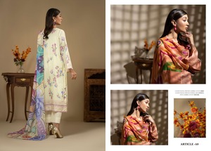 ชุดสلوار คามีซ และเดรสผ้าฝ้ายแท้ 100% ราคาถูก สำหรับใส่ในฤดูร้อน/ฤดูใบไม้ร่วง ไซส์พลัสสำหรับผู้หญิง - Product Image 4