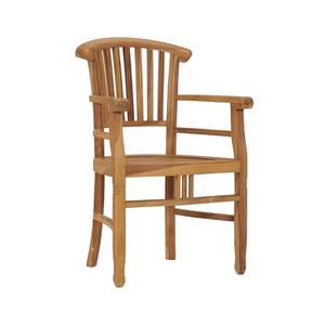 Chaise Vervea, design minimaliste moderne, bois de teck massif, légère, durable, confortable, pliable, salle à manger, jardin, patio, extérieur - Product Image 3