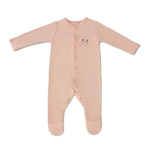 OEM ODM precio de fábrica cómodo mono al por mayor Rosa recién nacido algodón bebé mameluco - Product Image 1