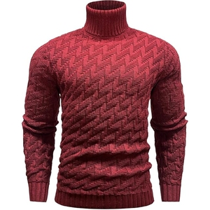 Sweat à col rond à manches longues pour hommes de haute qualité haut en tricot décontracté pour l'automne et l'hiver pull chaud - Product Image 1