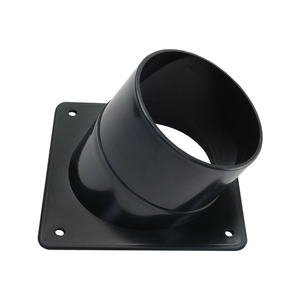 Système de collecte de poussière industriel manuel réutilisable en plastique de 4 pouces - Raccord de poussière robuste pour montage sur machine pour usage en garage - Product Image 2