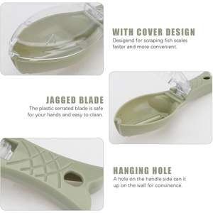 Cabilock raschietto manuale strumento veloce e facile spazzola per la piallatura della pelle di pesce per la casa di pesca frutti di mare strumenti di pulizia - Product Image 6