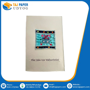 Handmade <b>Paper</b> Greeting Card Design for All Occasion with Kraft <b>Paper</b> Customize Design Printed Genuine <b>Paper</b> Card - Product Image 2