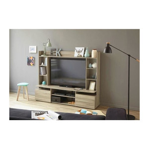Kit Parete Living Silver 165x150x40 cm Rovere - Product Image 1