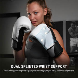 ถุงมือชกมวยสำหรับฝึกต่อสู้ถุงมือทำจากหนังถุงมือชกมวยดีไซน์ล่าสุด - Product Image 3