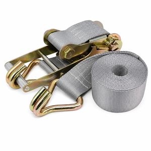 Sangle d'arrimage à cliquet haute résistance en polyester 100 mm 10000 kg pour le transport industriel, logo personnalisé, OEM, ODM, fourniture d'usine - Product Image 5