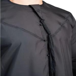 Abaya musulmán hombres ropa Islam vestidos moda Kaftan Pakistán Arabia Saudita Jubba Thobe marroquí Jubba Thobe Islam Dishdasha - Product Image 6