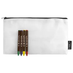 Astuccio Personalizzato Santorso in RPET con Pastelli per Conservare Gadget, Prodotto Ecologico di Nuova Uscita - Product Image 1