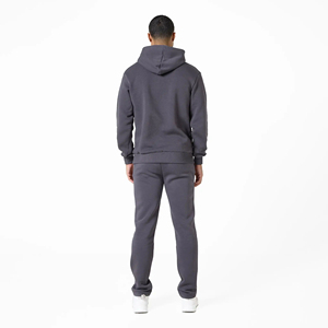 Survêtements d'hiver en polaire de haute qualité pour hommes, ensemble jogging 2 pièces, tendance mode, sport, fitness, séchage rapide, 100% coton - Product Image 1