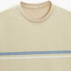 Directo de fábrica de alta calidad Casual hombres de manga corta 100% algodón camiseta transpirable y logotipo frontal ropa de talla grande al por mayor - Product Image 6