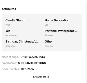 เชิงเทียนฐานเขากวางเคลือบเงินคุณภาพสูง คุณภาพดี ขายส่งสำหรับคริสต์มาส อินเดีย สำหรับตกแต่งโต๊ะอาหาร - Product Image 2