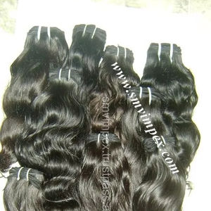 Cheveux humains naturels bruts doux. Extensions de tissage de cheveux humains Remy de meilleure qualité en gros cheveux Remy indiens vierges - Product Image 1