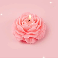 Lilin bunga Botan mewah lilin dekoratif lilin untuk kamar tidur ruang tamu festival & hadiah pabrik harga langsung