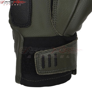 Gants de moto en maille et en cuir pour toutes les saisons Gants de moto à manchette longue pour une protection maximale du poignet - Product Image 3