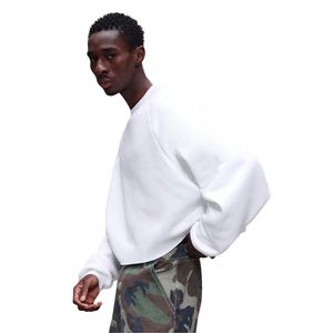 Sudadera Extra Grande Premium 100% Poliéster, Ropa Urbana Personalizada, 400 Gsm, Cuello Redondo, Manga Raglán, Estilo Urbano, Sudadera Corta - Product Image 1