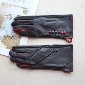 Gants de cyclisme d'extérieur unisexe coupe-vent en cuir de couleur chaude pour l'hiver, compatibles avec l'écran tactile, respirants et de grande taille. - Product Image 2