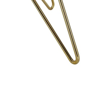 Table centrale moderne en forme d'épingle à cheveux avec plateau en marbre pour salon - Product Image 5