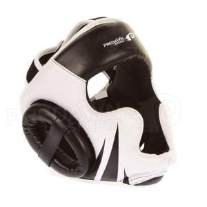 Protège-tête de lutte et de MMA en cuir sur mesure avec protection faciale, unisexe, couleur personnalisée - Product Image 4