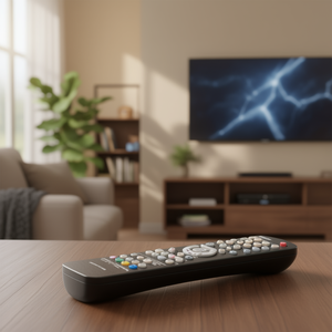 Universal Programmable <b>Tv</b> <b>Remote</b> <b>Control</b> Black With AAA Battery Power Supply For Multiple Devices - Product Image 2