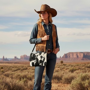 Bolso cruzado Vintage 2023 para mujer, bolso de cuero encogido de grano completo para mujer - Product Image 1