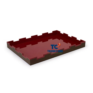 Bandejas LACQUER VIETNAM de alta calidad al por mayor, bandejas para servir hechas a mano con servicio OEM, el mejor precio para compra a granel - Product Image 1