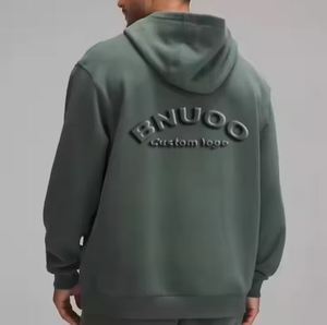Custom Logo Hoodies Unisex High Quality Anti-shrink Heavyweight Oversize Stringless Fleece Men's 3d Embossed Hoodie - Product Image 1