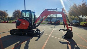 FOURNISSEUR VERIFIÉ de nouvelles pelles Kubota U55-5 avec lame de bulldozer pour tranchées de 30 pieds et pince hydraulique - Product Image 2