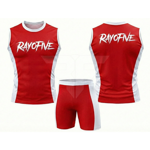 Uniforme de Atletismo con Diseño Moderno, Impresión por Transferencia de Calor, 100% Poliéster, Antibacteriano, Ligero y Transpirable, Venta al Por Mayor - Product Image 4