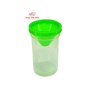 OEM/ODM Cute Clear Plastic Desk <b>Organizer</b> with Funnel and Colorful <b>Pen</b> Holder for Office or School - Product Image 2