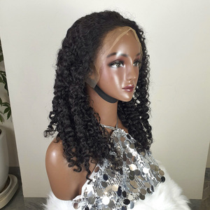 CHEVEUX HUMAINS PERRUQUES DE CHEVEUX VIERGES HD TRANSPARENT 180% PERRUQUE FRONTALE BOUCLÉE VIETNAMIENNE pour FEMMES CAP TAILLE PETIT - Product Image 2