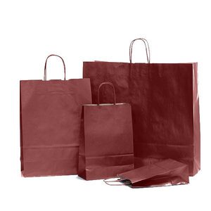 Sac en papier kraft brun de qualité supérieure personnalisable avec votre propre option de logo pour emballer vos articles de shopping - Product Image 2