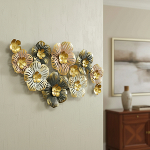Arte Mural Metálico Grabado de Diseño Real, Decoración Artesanal Premium Multicolor Personalizada para Sala de Estar, Venta al por Mayor OEM - Product Image 5