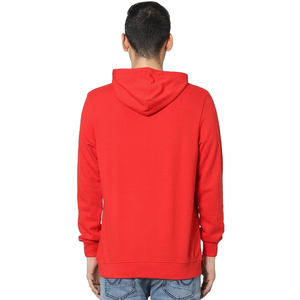 Sudadera con capucha de algodón 100% personalizable para hombre con logotipo impreso sólido polar invierno pulóver Sudadera con capucha térmica 2 uds bolsillo - Product Image 3