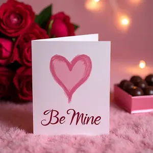 Aanpassen <span class=keywords><strong>Cartoon</strong></span> Stijl Handgeschilderde Roos Wenskaart Creatief Offset Gedrukt Karton Voor Valentijnsdag En 520 Cadeau - Product Image 2