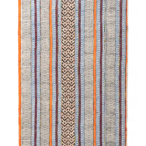 พรมอินเดียแบบถักด้วยมือสไตล์ตะวันออกพรมผ้าฝ้ายปรับแต่งได้สำหรับตกแต่งบ้านซักได้ - Product Image 1