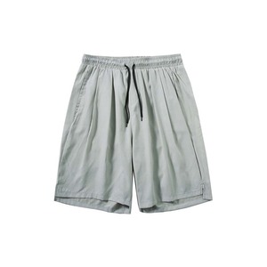 Pantalones cortos de malla ecológicos para gimnasio, venta al por mayor, tallas, cierre de cordón, baloncesto informal, correr, trotar, servicio sólido - Product Image 4