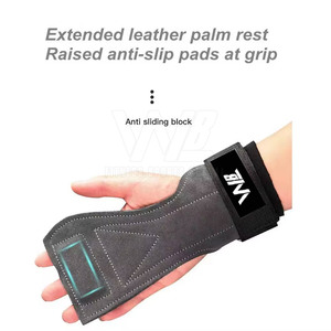 ถุงมือยกน้ำหนักออกกำลังกายกันลื่น ยางนีโอพรีน สำหรับยิมนาสติก ฟิตเนส ป้องกันฝ่ามือ  แบบยูนิเซ็กซ์ เป็นมิตรกับสิ่งแวดล้อม - Product Image 3
