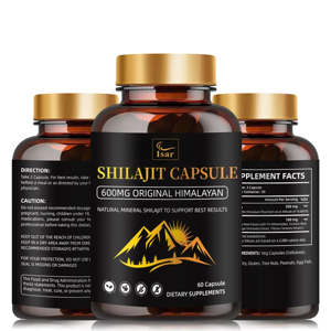 Cápsulas de Shilajit Puro del Himalaya OEM para Aumentar la Energía y Reforzar el Sistema Inmunitario, Cápsulas de Shilajit con Ácido Fúlvico para Hombres y Mujeres - Product Image 2